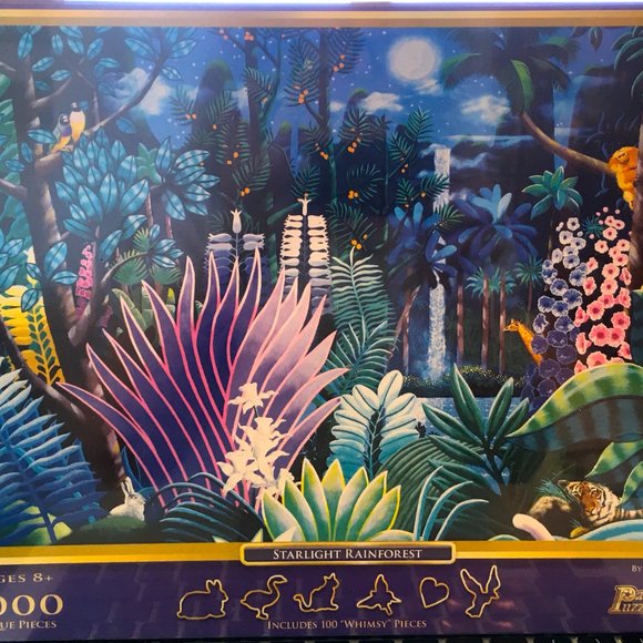 Pastime Puzzles Starlight Rainforest htf 1000 pcs - Picture 5 of 5